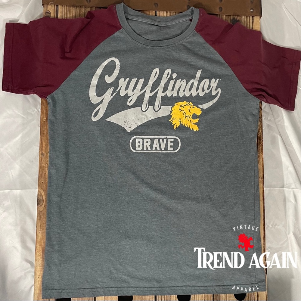 Harry Potter Mens Gryffindor medium Brave T-Shirt